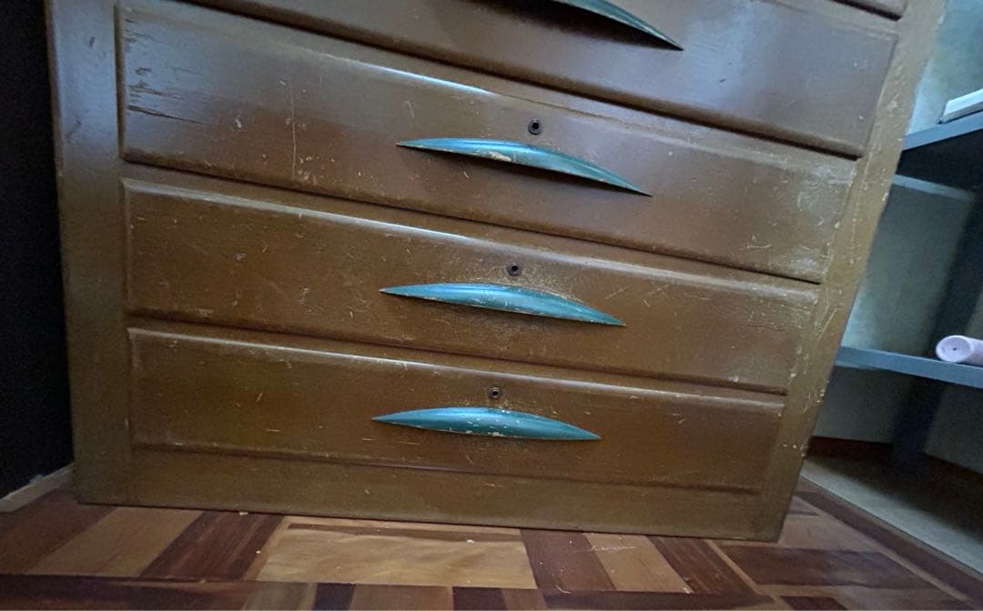 昭和レトロ家具 7引出し レトロ 木製タンス