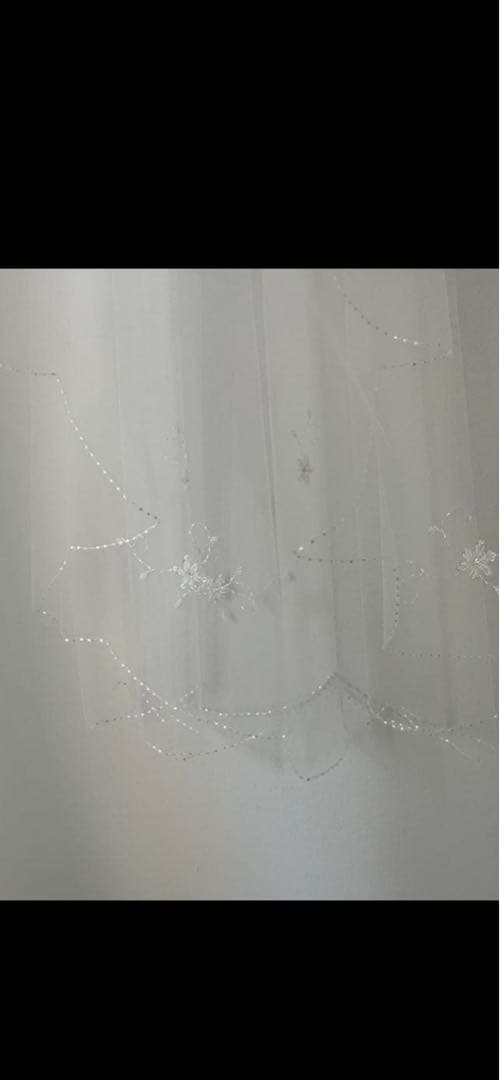 tveir クラウディア ウェディングベール ビーズ刺繍付き