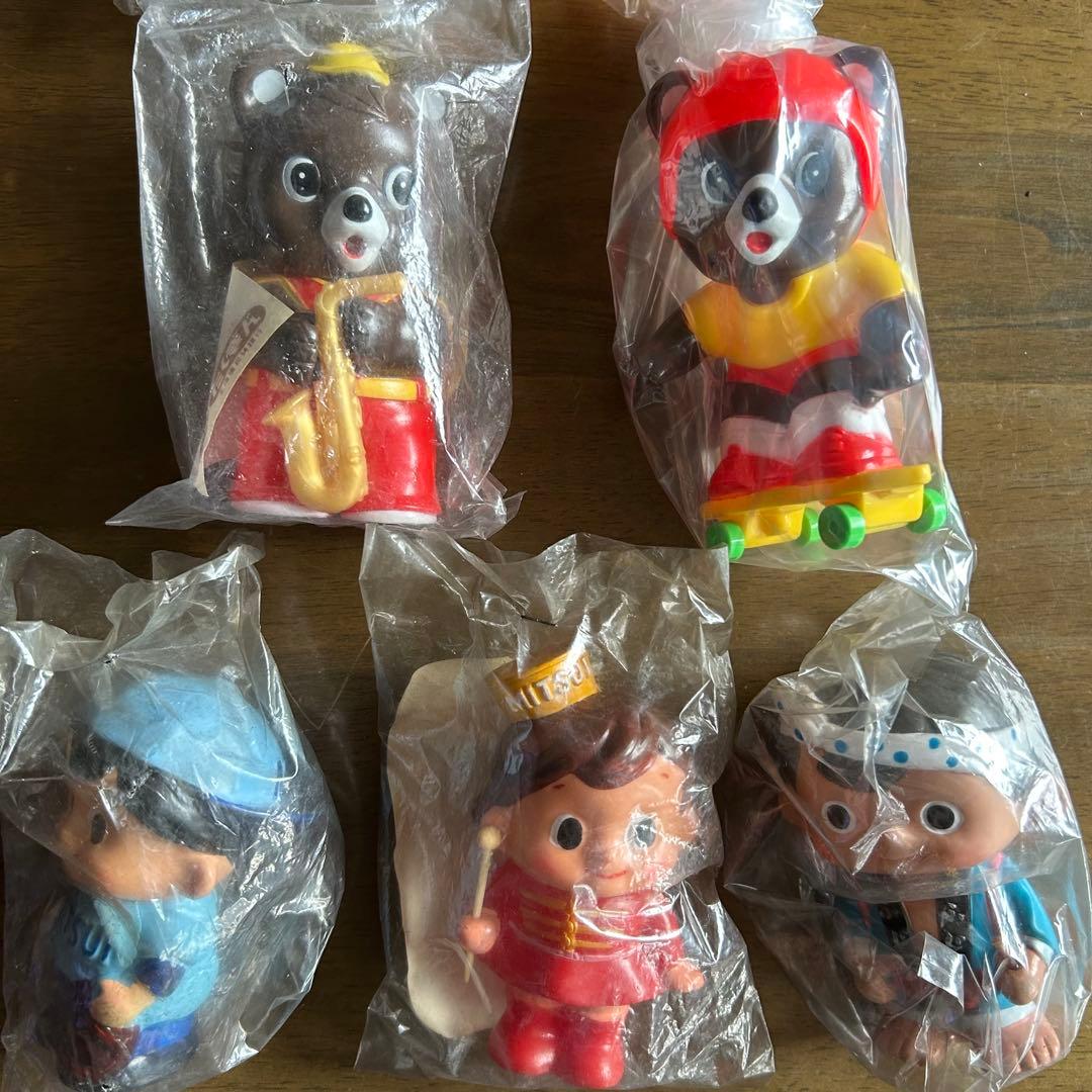 昭和レトロ ソフビ 貯金箱 企業物 新品未開封あり こけし 人形 置物