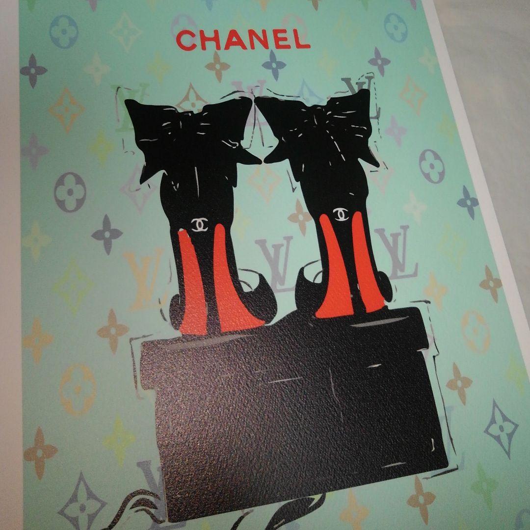 DEATH NYC シャネル ルイヴィトン　アートポスター　未使用