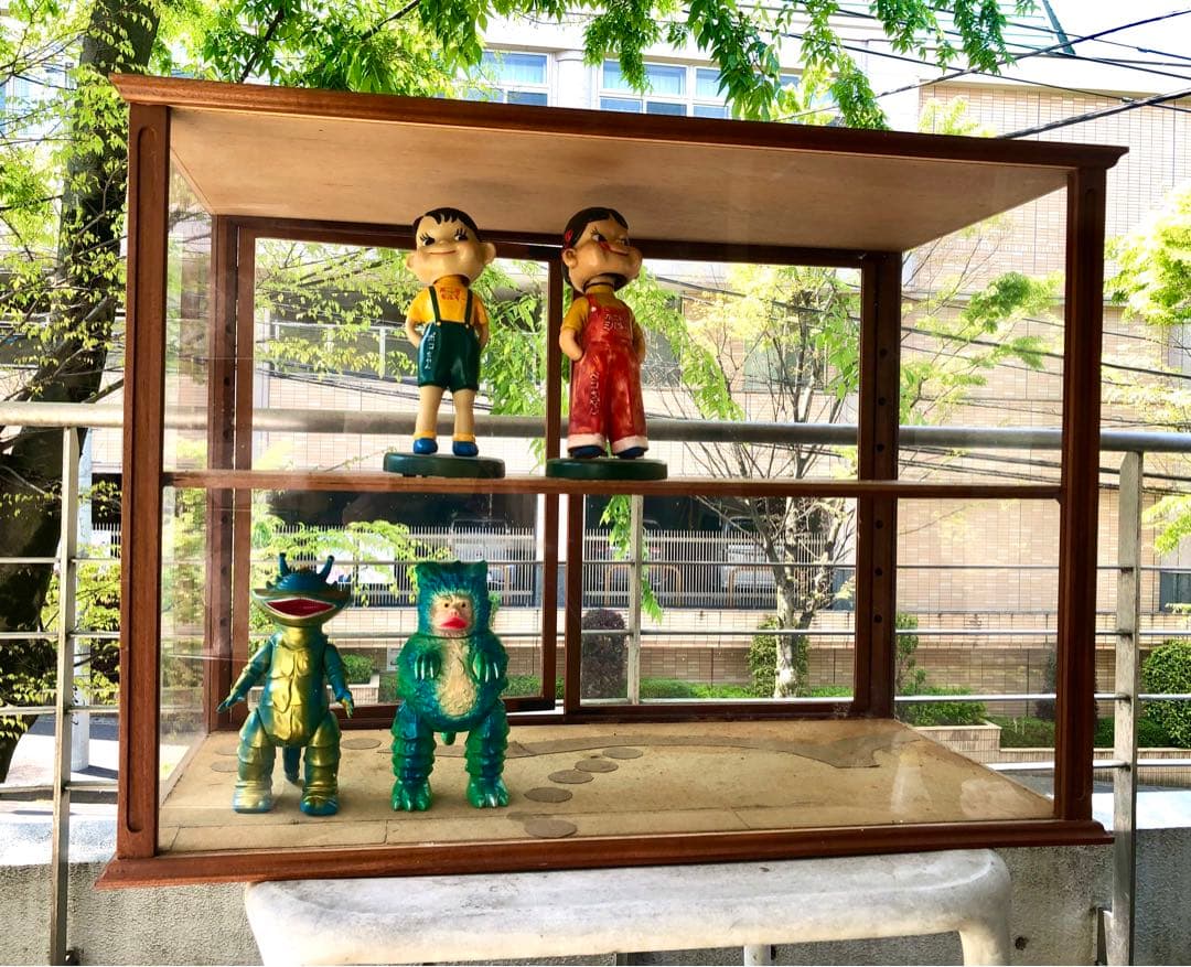 アンティーク風 店舗什器 ガラスケース ショーケース 英国風 横浜市引き取り限定