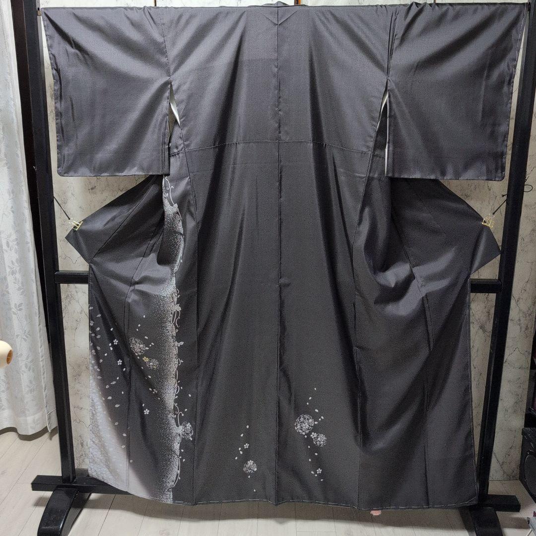 ご依頼品決定［染大島]　上質正絹付け下げ　永久きららガード保証付き