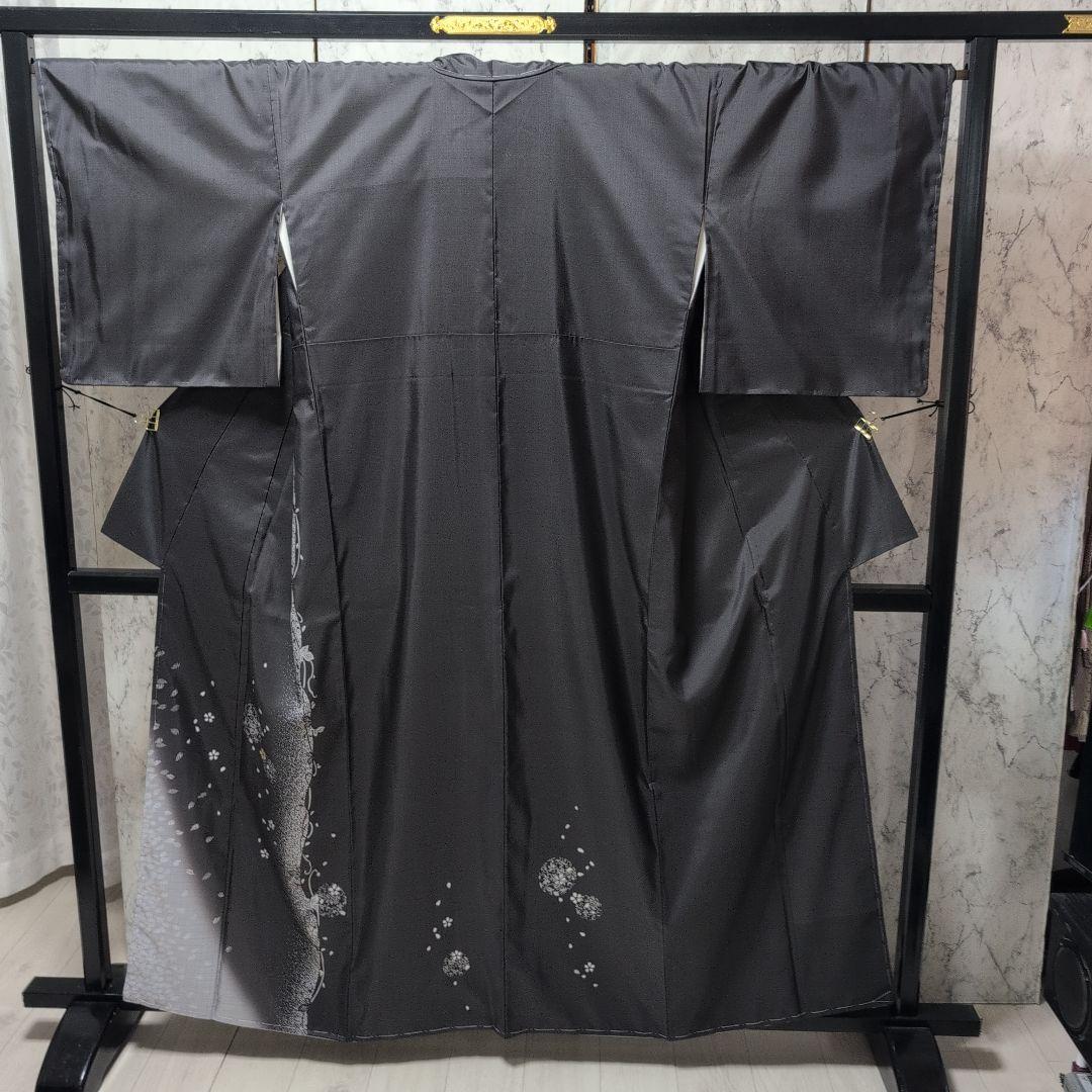 ご依頼品決定［染大島]　上質正絹付け下げ　永久きららガード保証付き