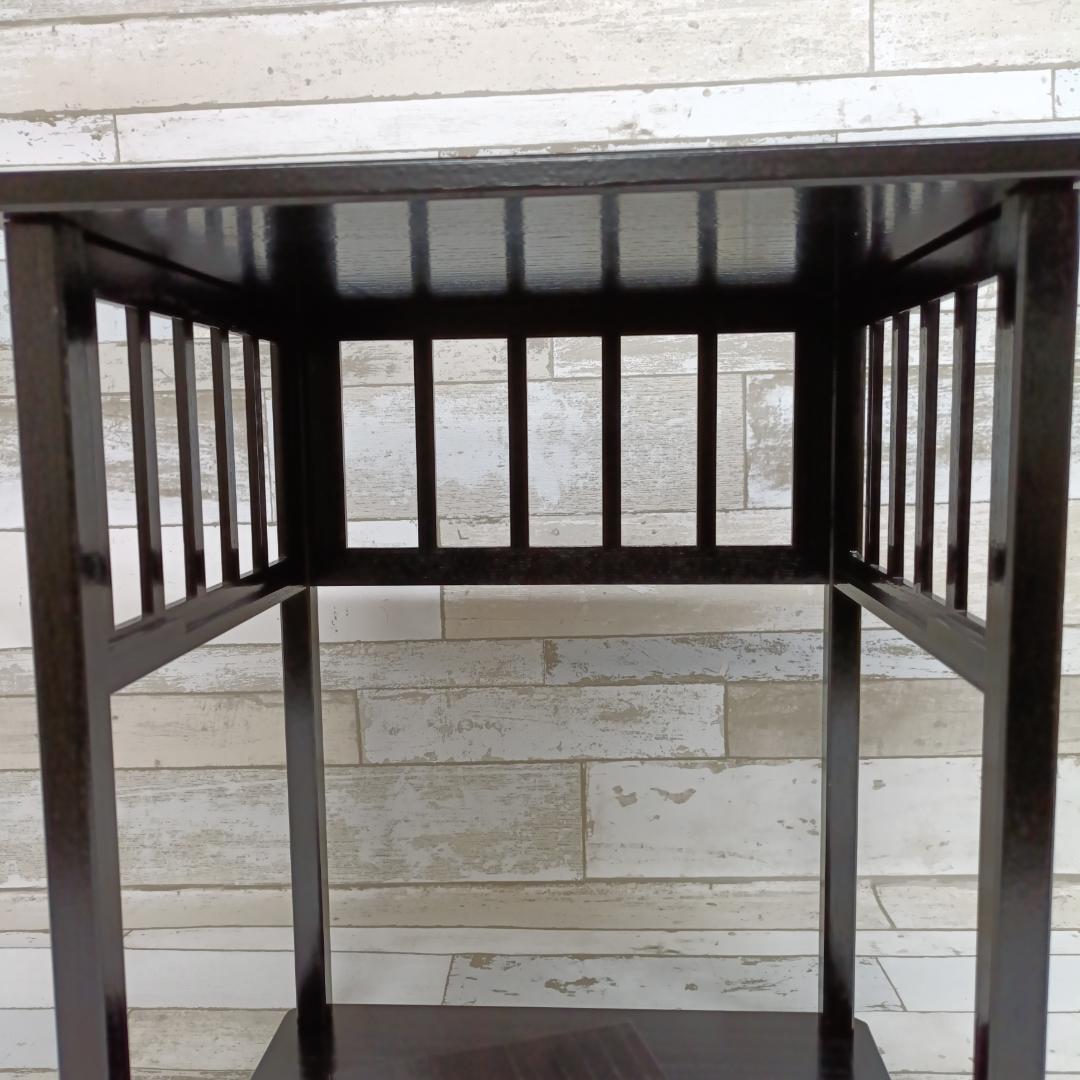 L104 即中斎好写 好日棚 東斎作 東斉 茶棚 茶道 組立式 共箱付 茶道具