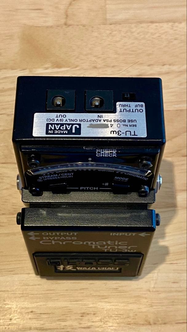 BOSS クロマチックチューナー TU-3w