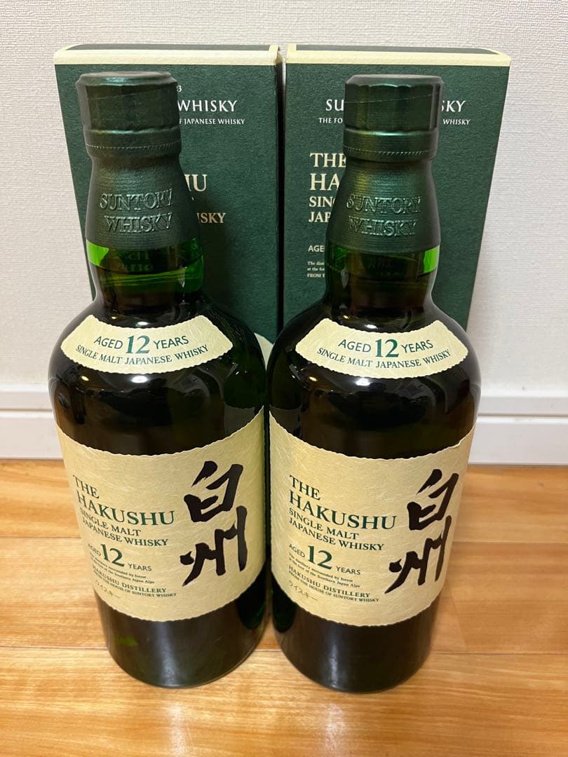 白州12年　箱付き2本