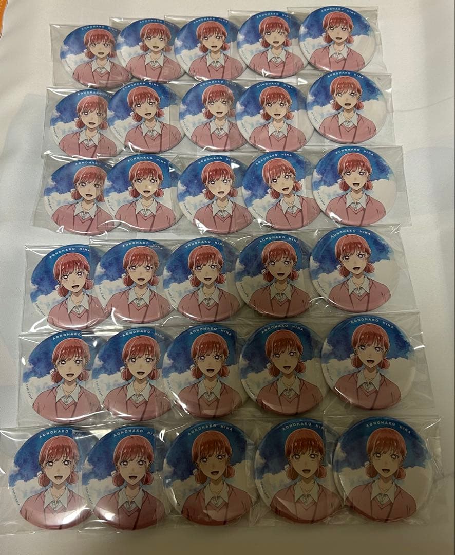 アオのハコ 蝶野雛 缶バッジ 教室30個セット