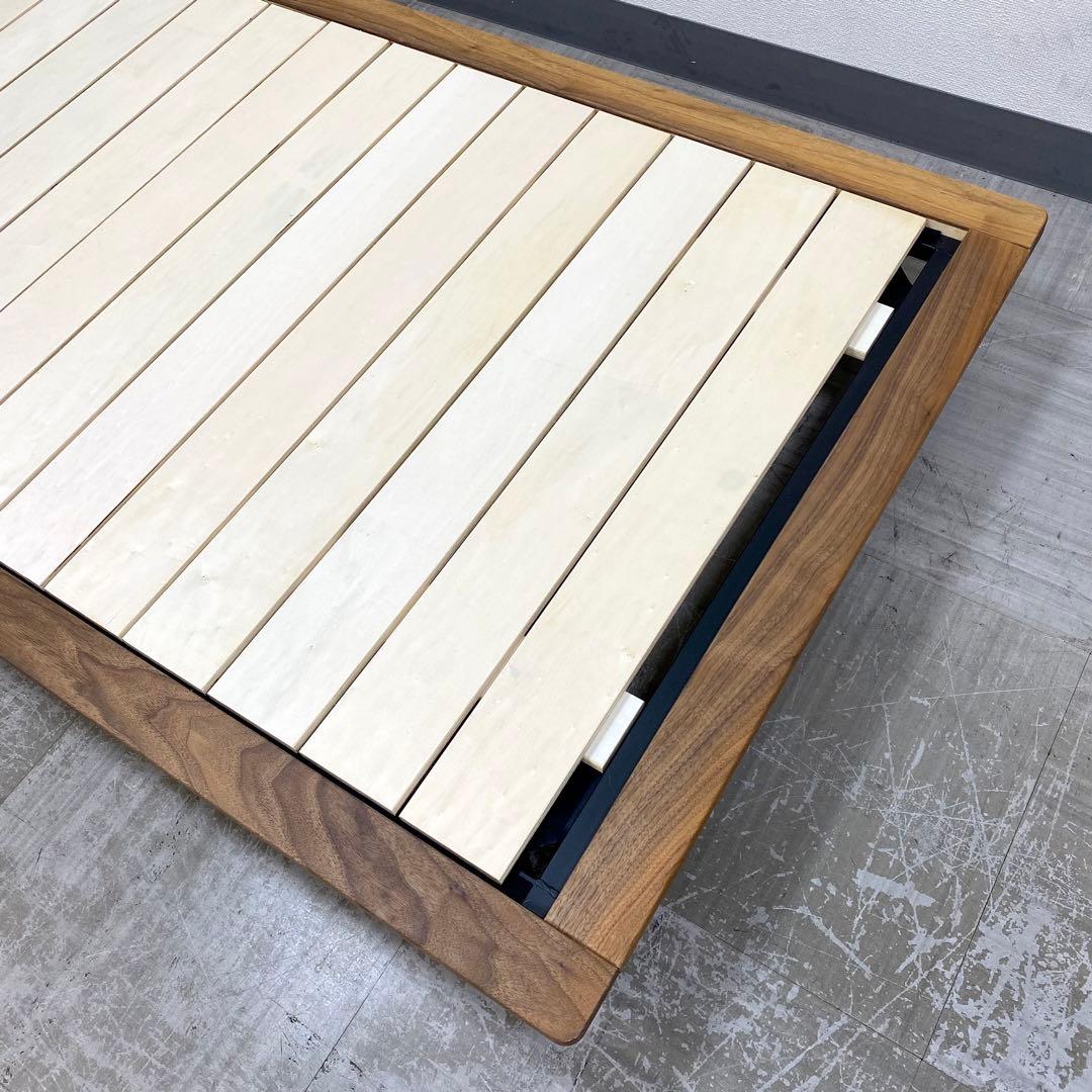 MUJI 無印良品 良品計画 ベッドフレーム シングルベッド ウォールナット