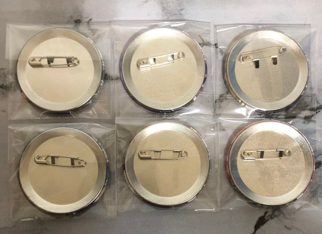 銀魂 サバイバルゲーム風 サバゲー 缶バッジ　6種