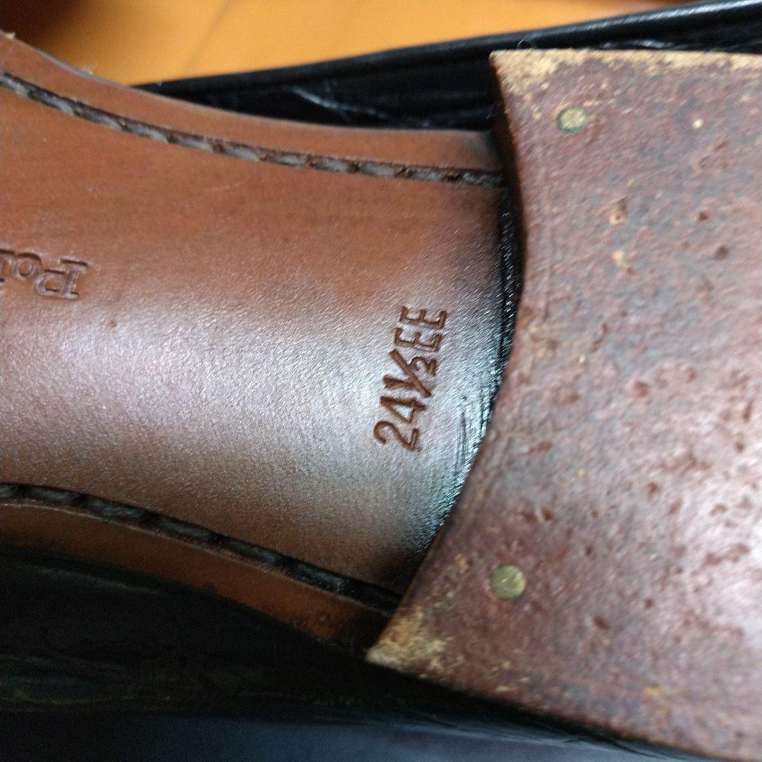 Polo Ralph Lauren ブラックローファー クロコダイル