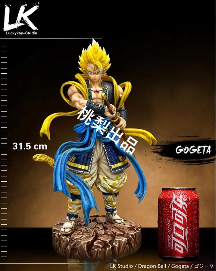 新品未開封『ドラコンボール』LK　ゴジータ　イエロー　ガレージキット スタチュー