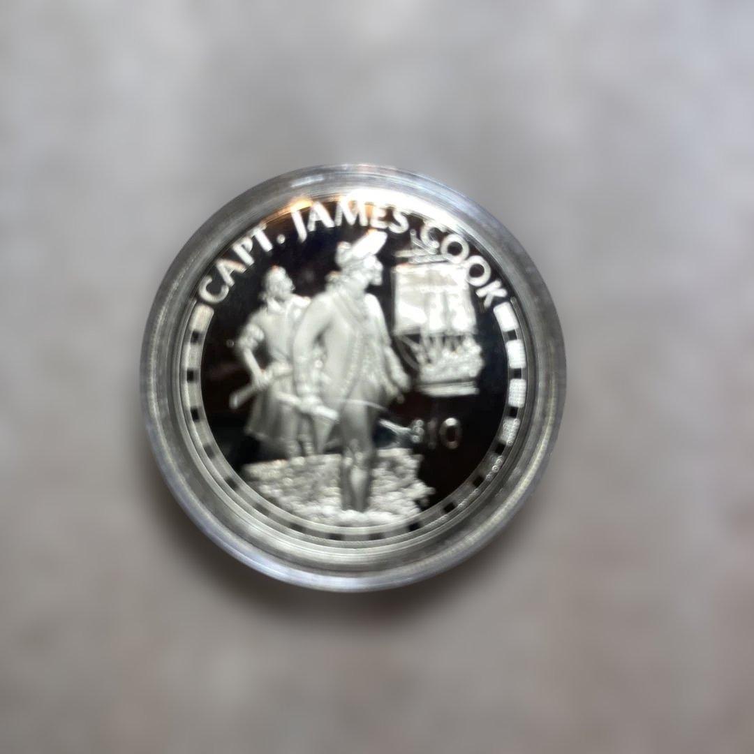 1994年 ジェームズ・クック記念硬貨　フランクリンミント