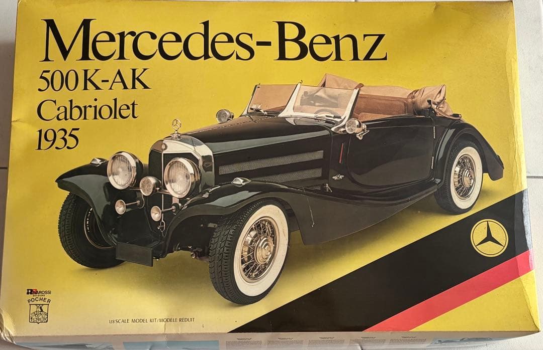 POCHER メルセデスベンツ500K-AK カブリオレ 1/8スケール 未組立