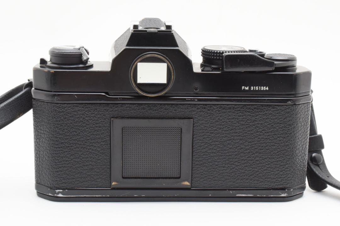 美品 NIKON FM ブラック フィルムカメラ　モルト新品交換済　M196