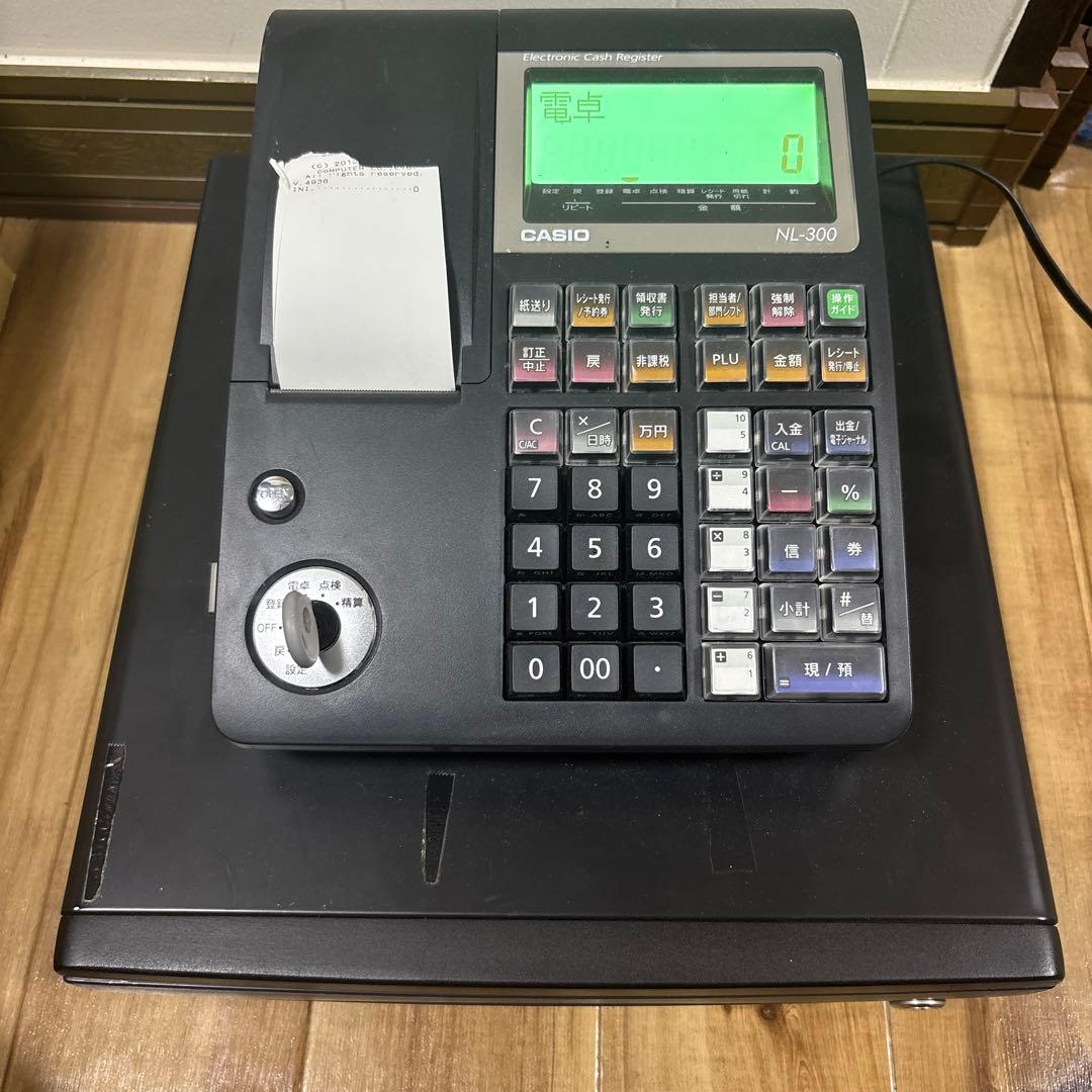 CASIO カシオ　NL-300 レジ 100v カシオ計算機