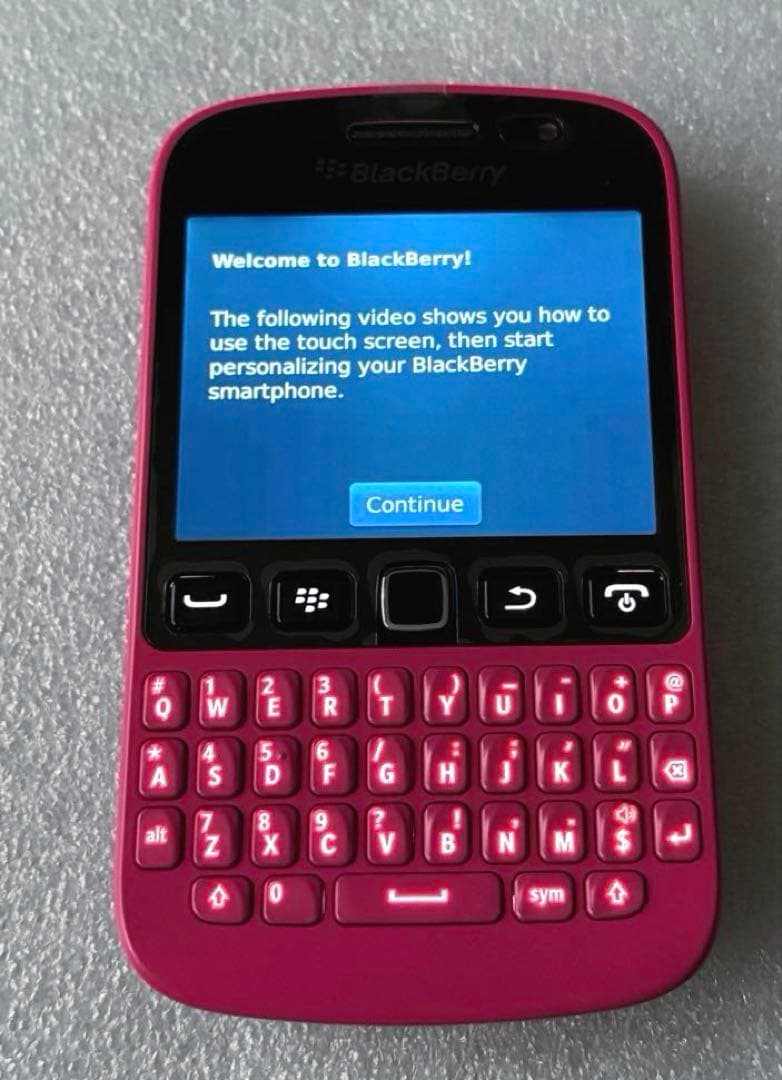 新品 ピンク SIMフリー BlackBerry 9720 ブラックベリー 本体