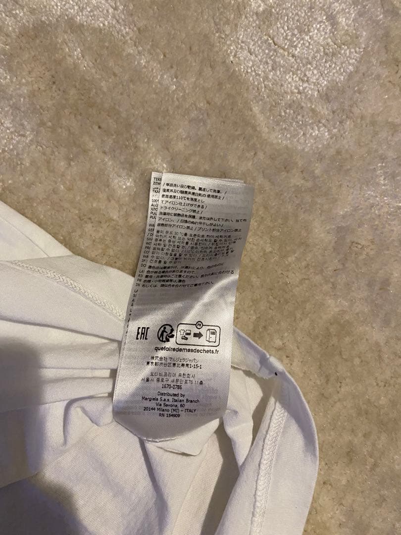 ⭐︎未使用Maison Margiela(マルジェラ)オーガニックTシャツM 3枚