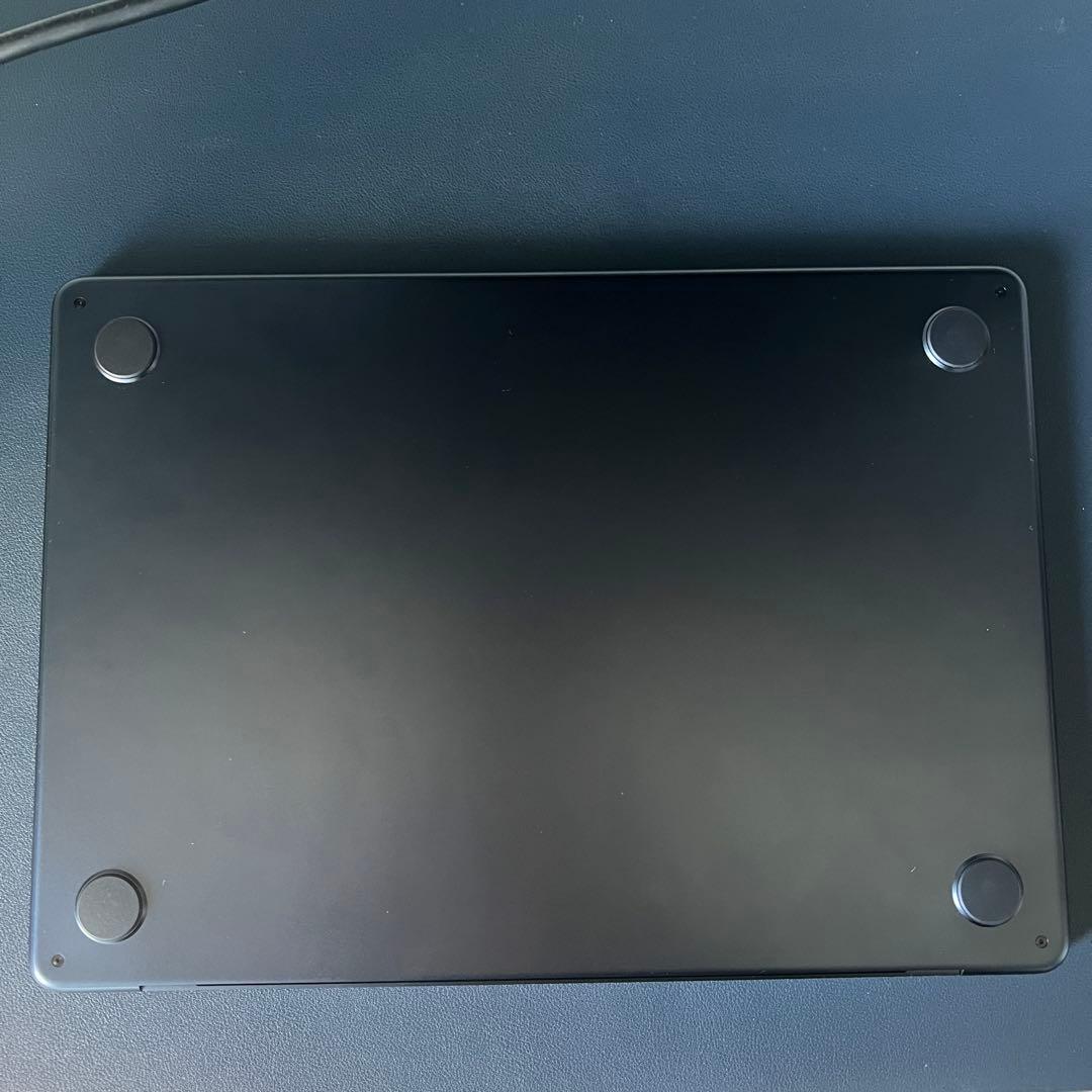 M4 Macbook air 充放電5回ミッドナイト