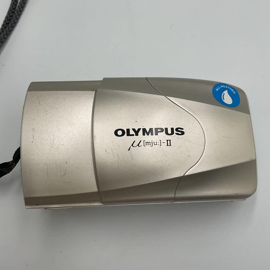 K2221 OLYMPUS オリンパス μ mju Ⅱ 35mm 1:2.8
