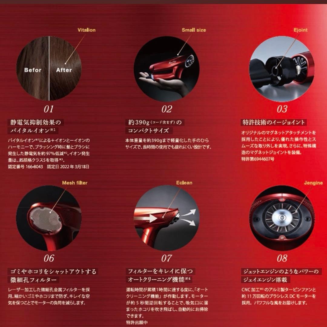 アデランス　エレガンジェット　ドライヤー　ホワイト