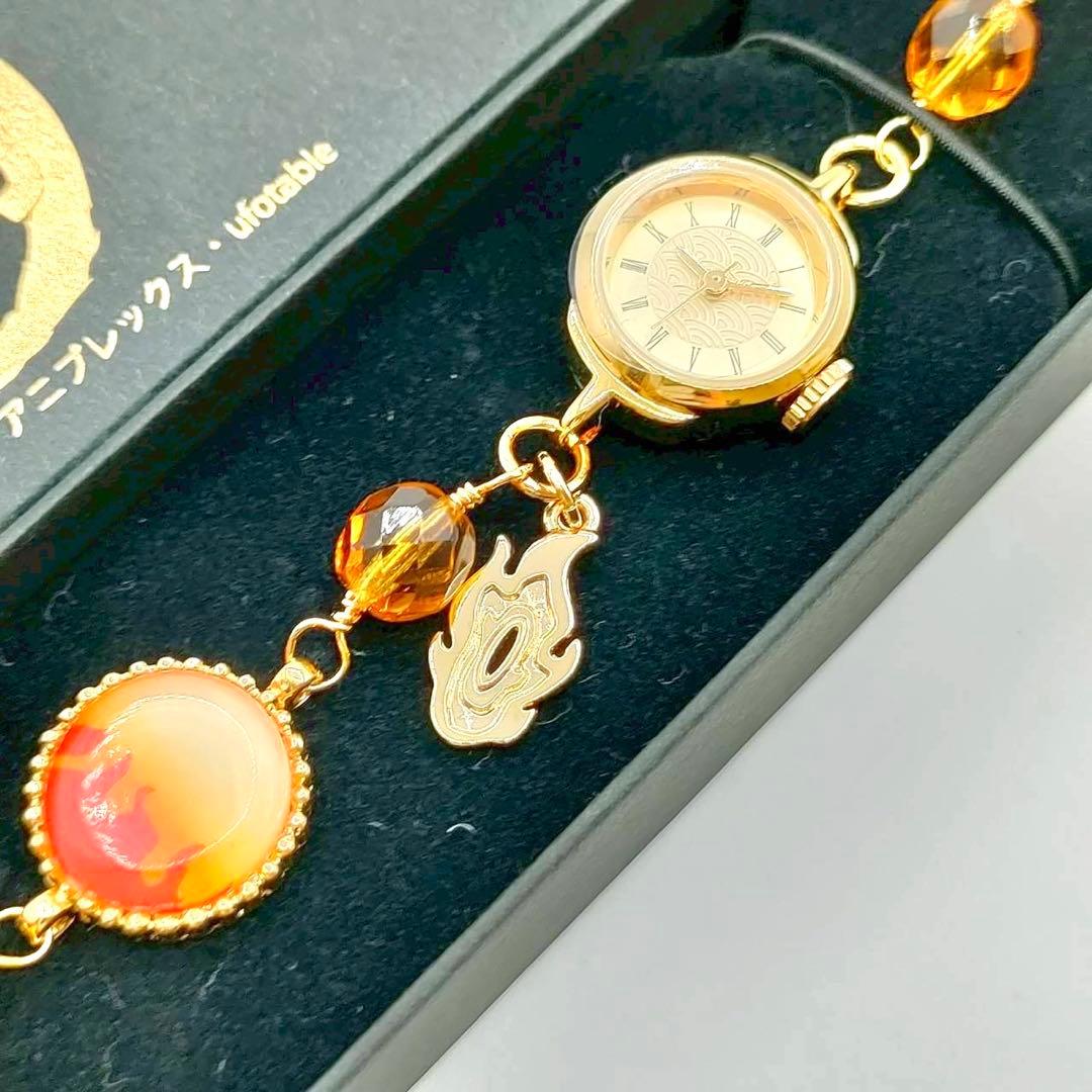 新品電池 稼働品 鬼滅の刃 煉獄杏寿郎モデル ブレスレットウォッチ 腕時計