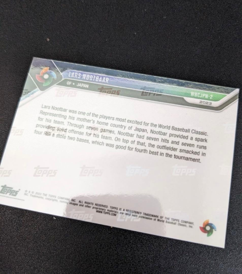 ヌートバー選手　10枚限定カード　WBC 大谷翔平