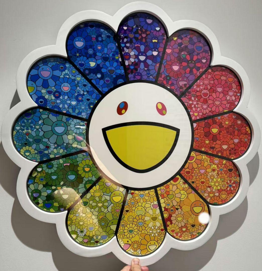 村上隆 エディションサイン入りポスター「お花がスパークル！」