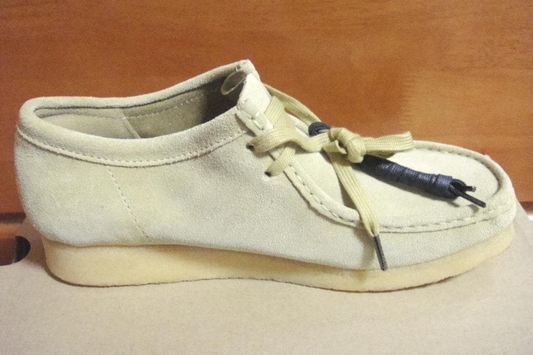 クラークス ワラビー メープルスエード UK8.5 42.5 26.5cm