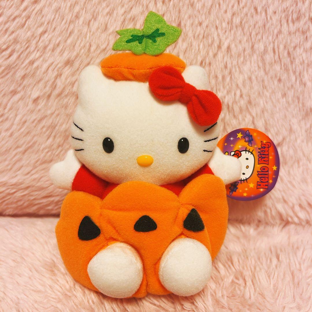 希少レア　ハローキティ　マスコット　パンプキン　USA 2002 サンリオ