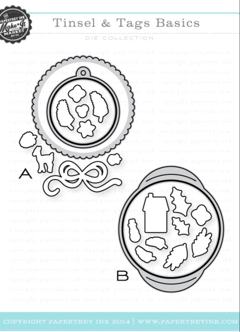 Papertrey Ink Dies Tinsel & Tag その他3種