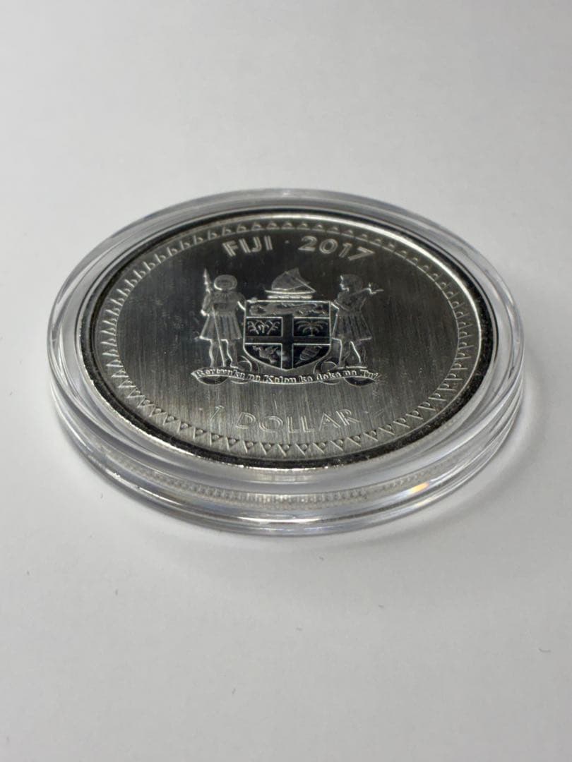 未開封 FIJI 2017 葛飾北斎 富嶽三十六景 神奈川沖浪裏 純銀1oz銀貨