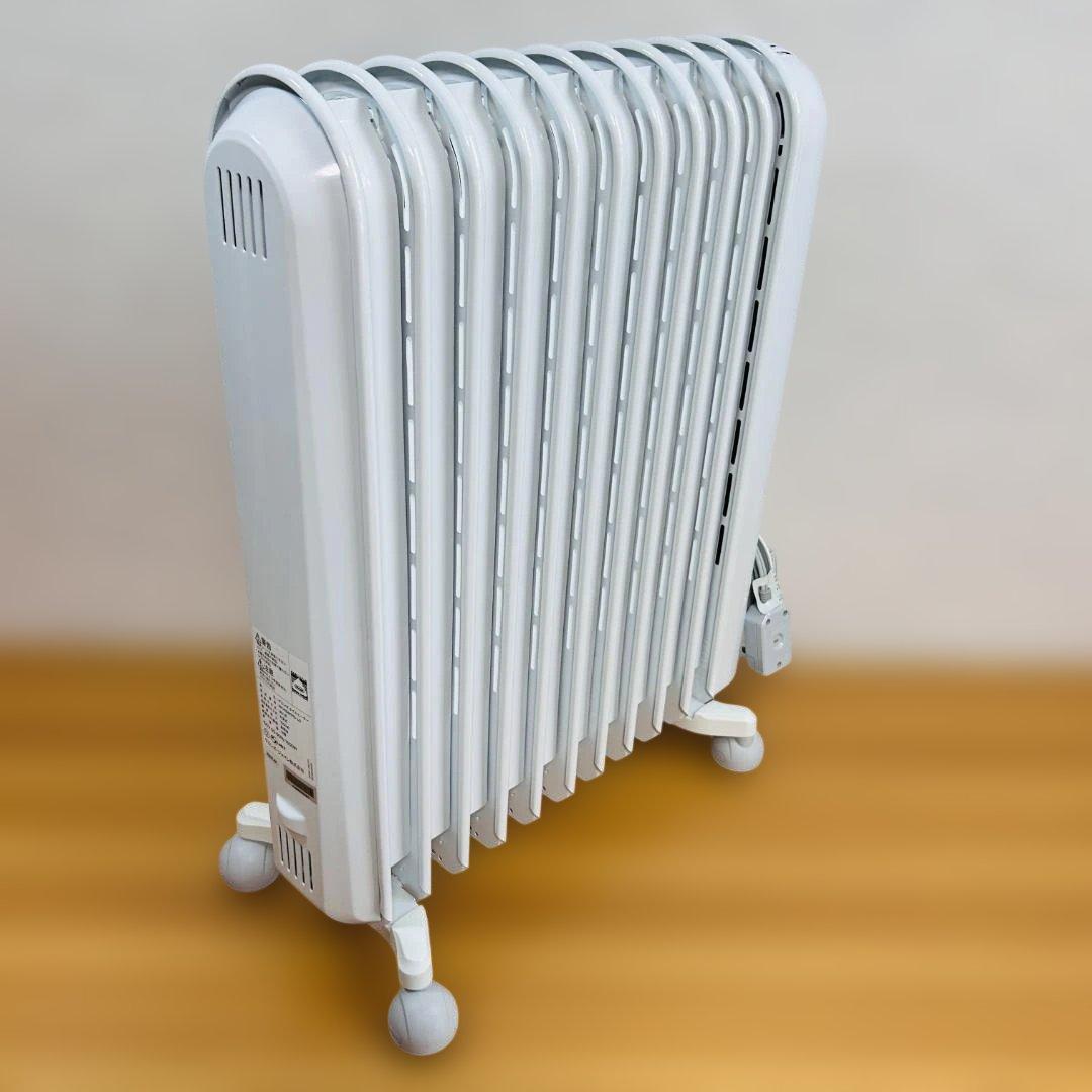 【美品】デロンギ アミカルド オイルヒーター ライトグレー RHJ45M1115