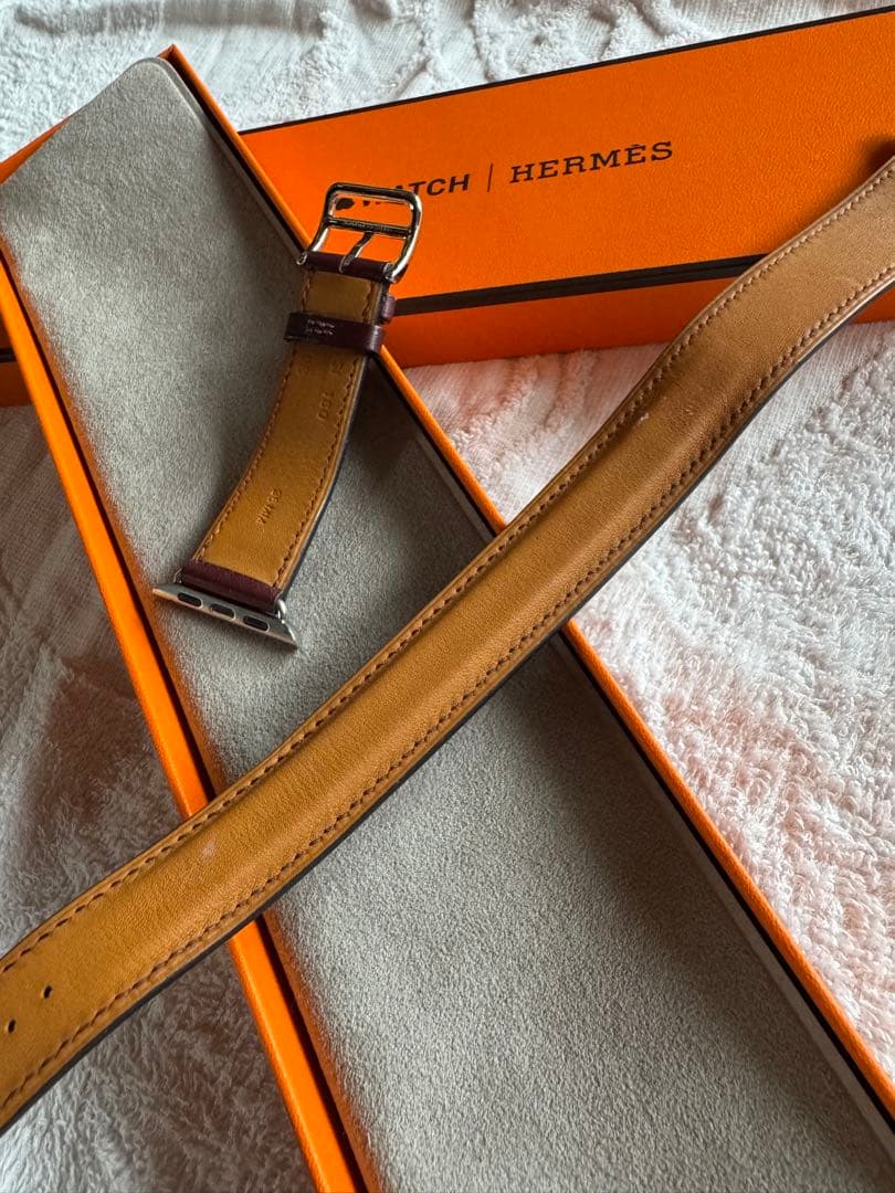 Apple Watch Hermes レザーベルト 38/40mm