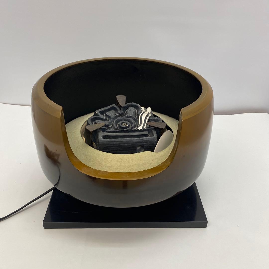 唐銅面取風炉電気炭セット