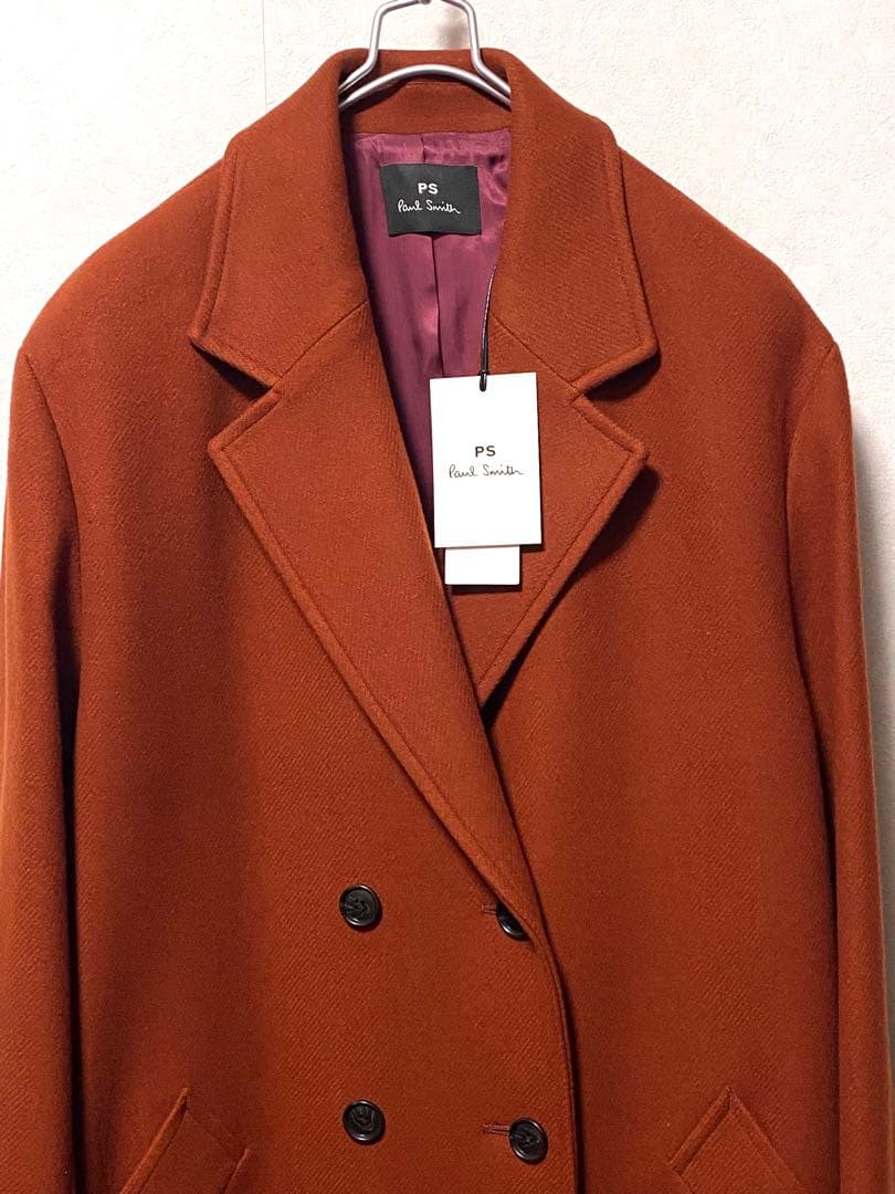 Paul Smith ポールスミス ウールカルゼ ダブルチェスターコート44L