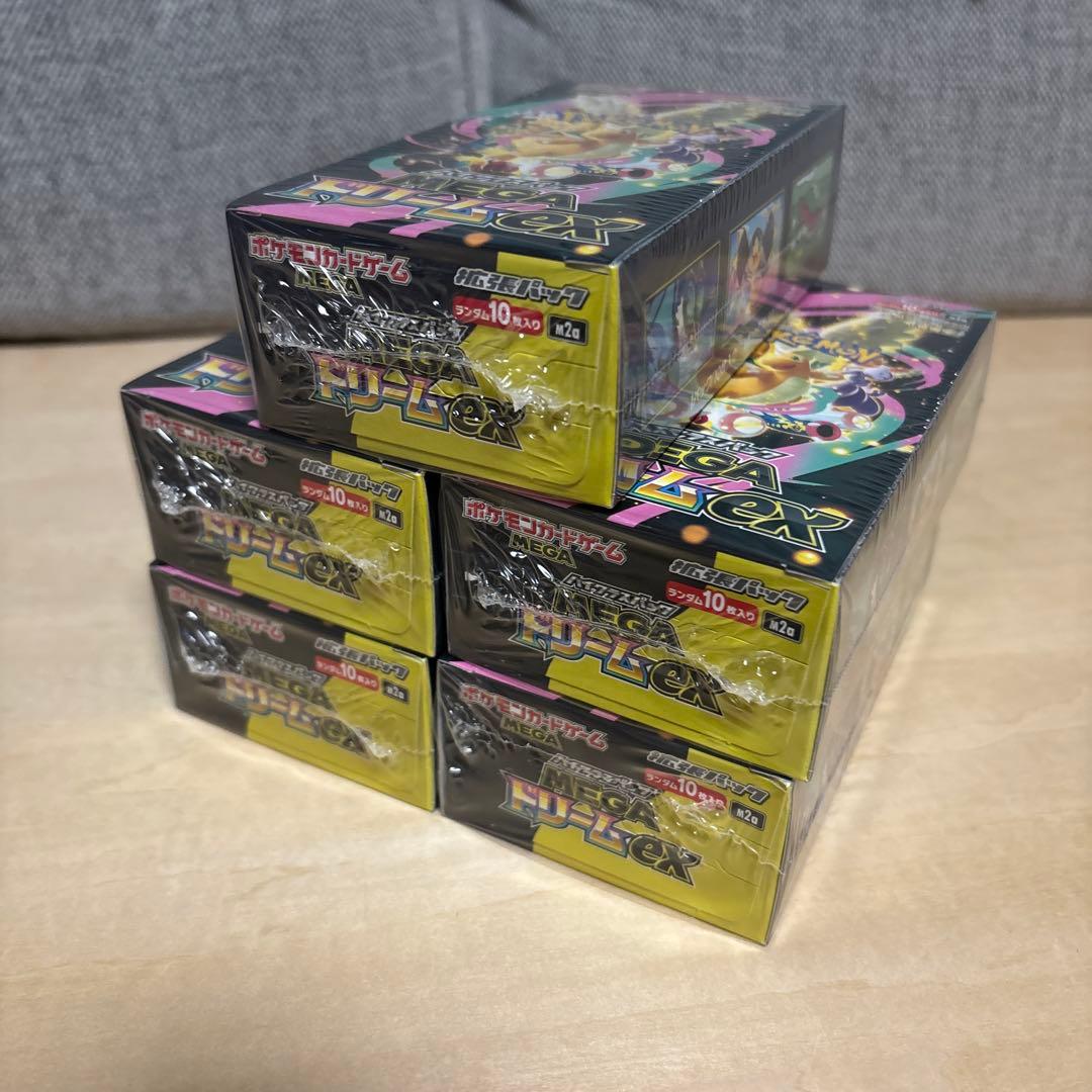 ポケモンカードゲーム　MEGAドリームex 5BOXセット