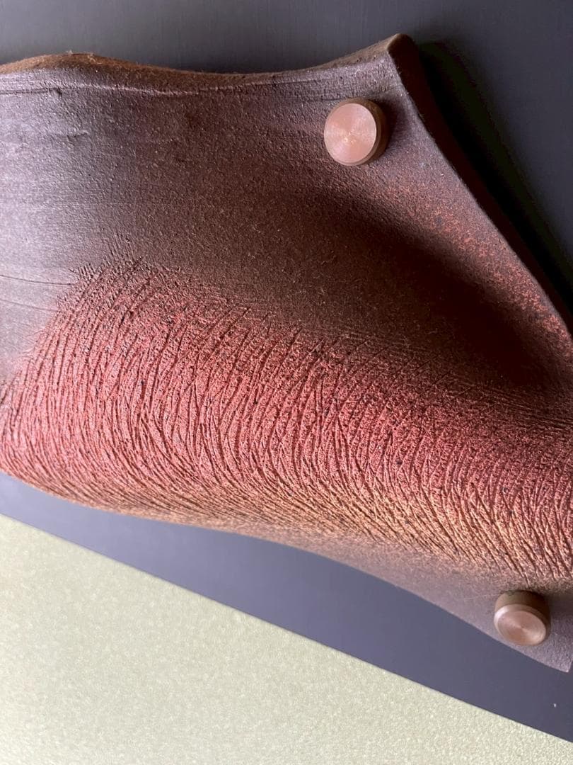 抽象的な陶板壁掛け彫刻 値下げしました