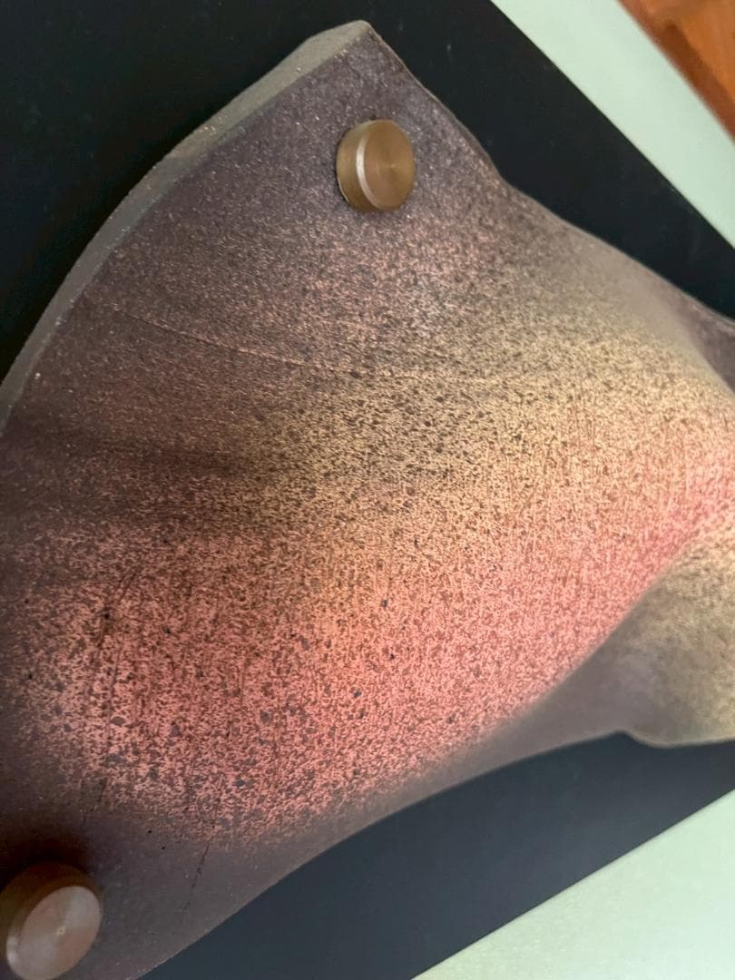 抽象的な陶板壁掛け彫刻 値下げしました