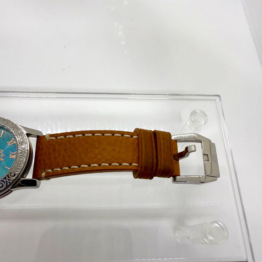 【新品電池 可動品】SAAD ターコイズ　腕時計　サード　天然石