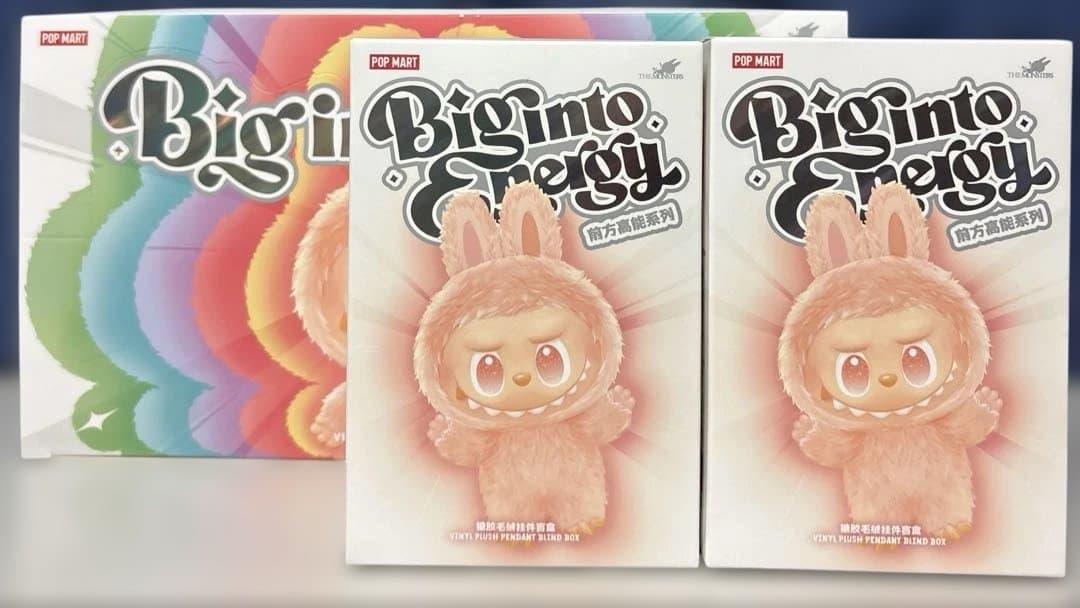 正規品　LABUBU Biginto .Energy 2ピース　ラブブエナジー