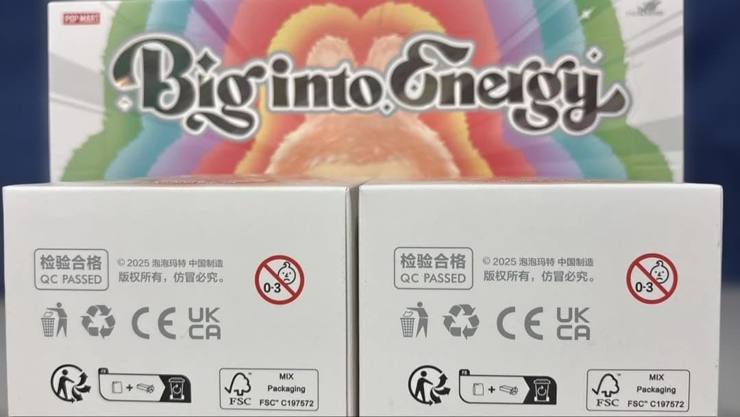 正規品　LABUBU Biginto .Energy 2ピース　ラブブエナジー