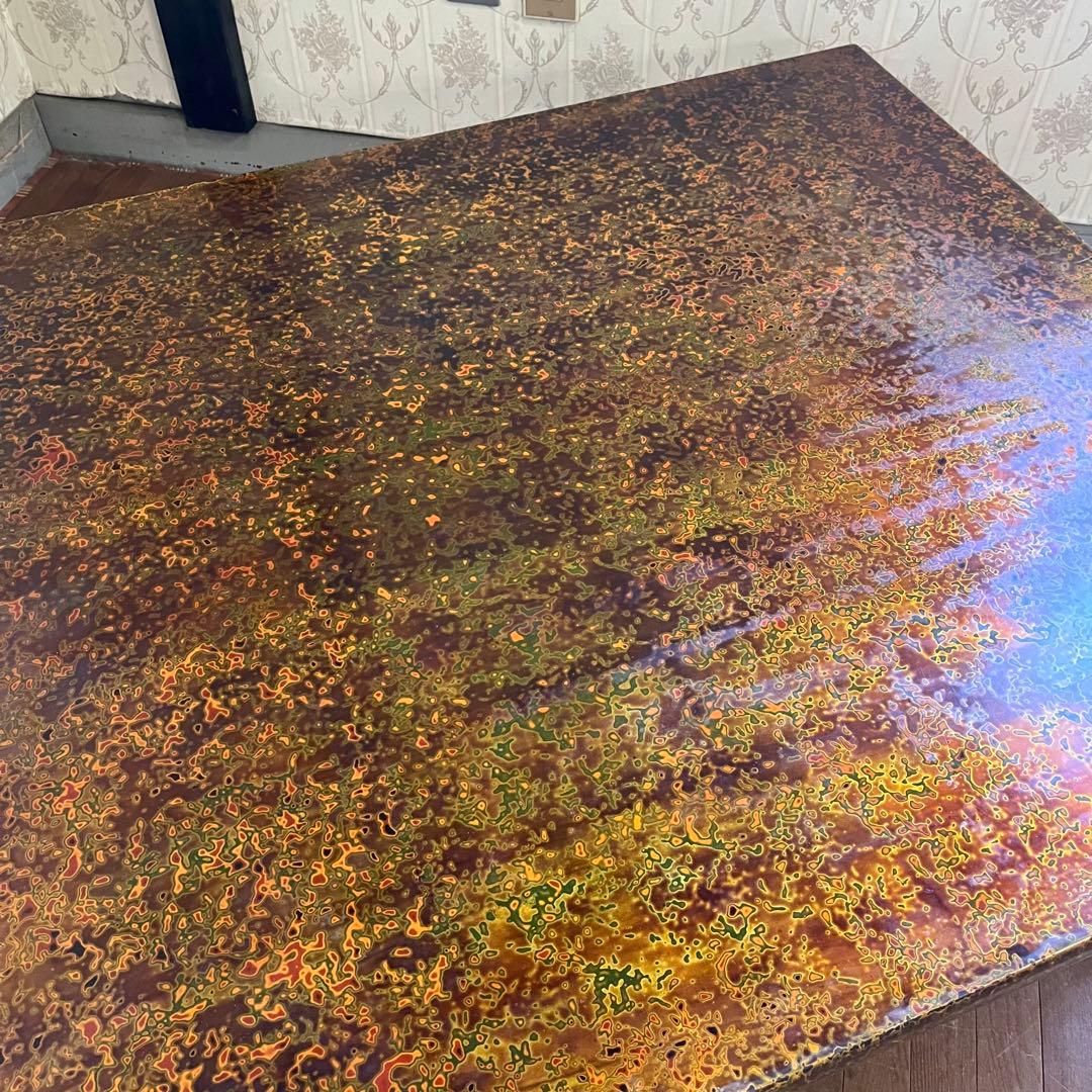 【アンティーク】津軽塗り 座卓 ちゃぶ台 センターテーブル 座敷机 工芸品