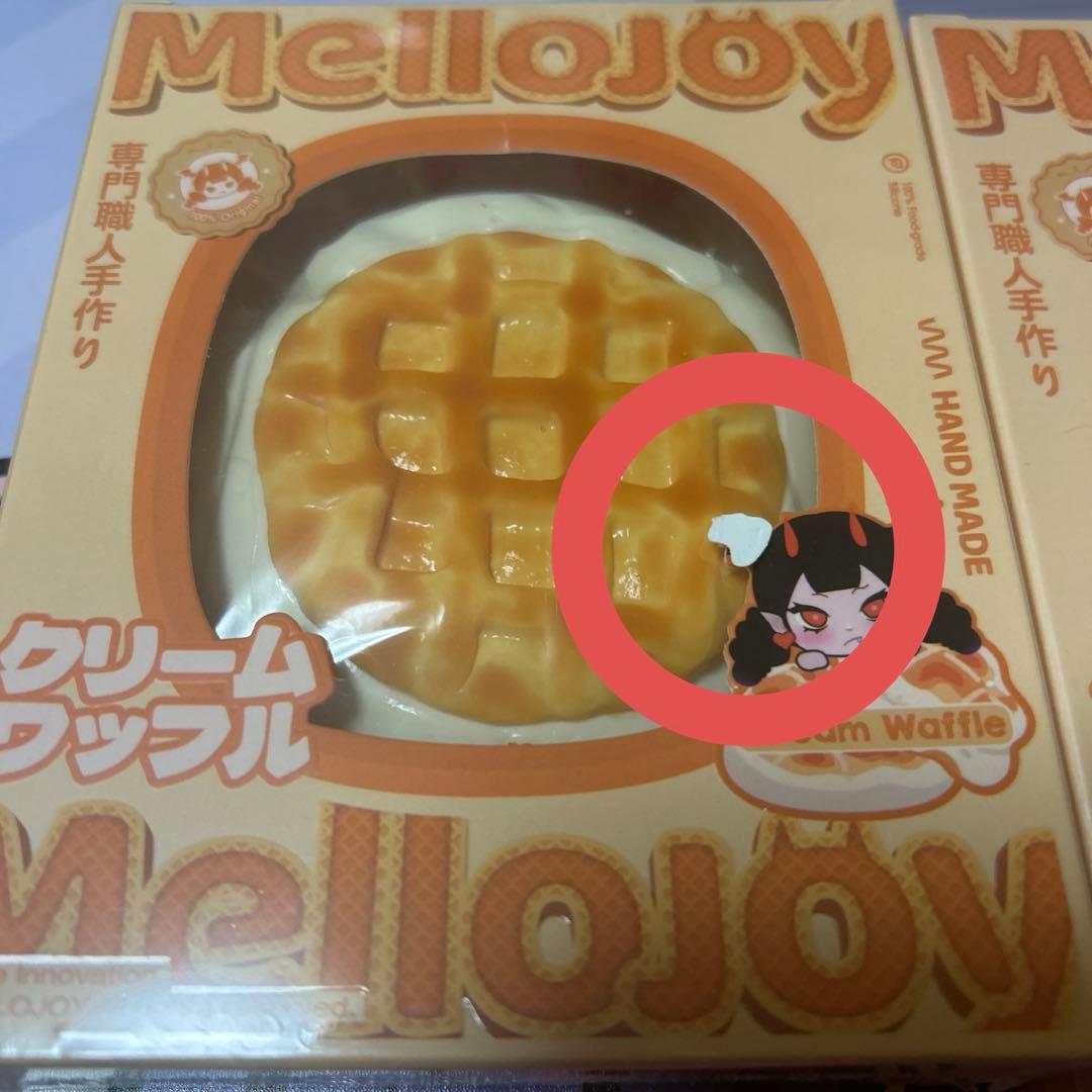 Mellojoy メロジョイ スクイーズ ワッフル まる さんかく