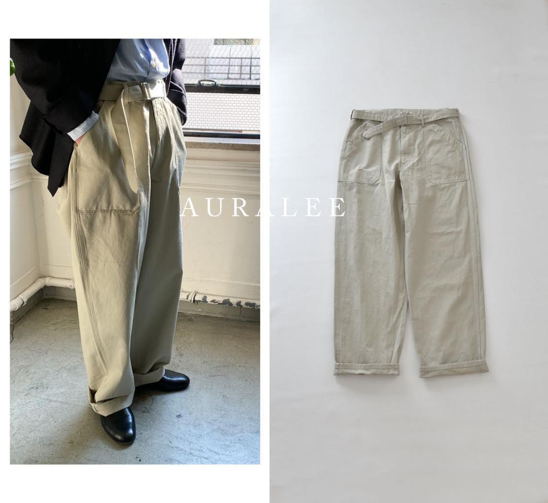 パンツ AURALEE HARD TWISTFINX PANTS