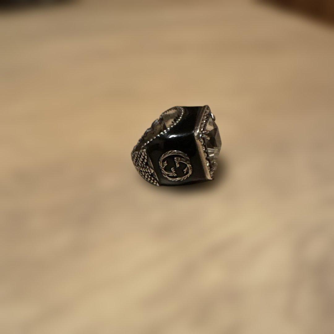 キ*ン様 GUCCI スクエアカットリング 17号