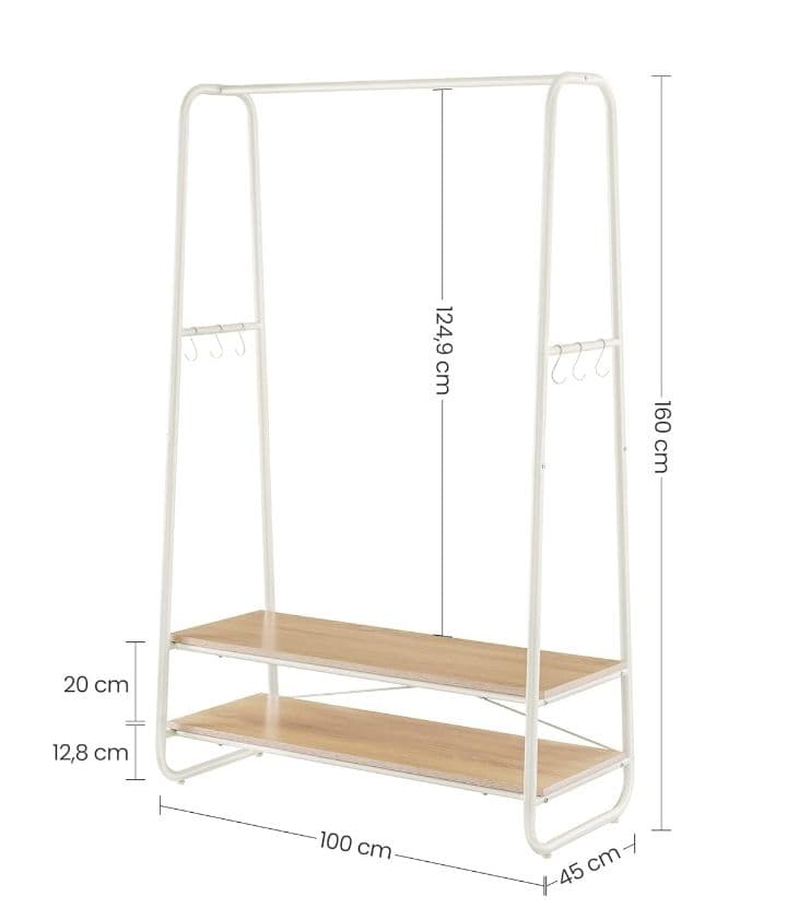 VASAGLE ハンガーラック コートハンガー RGR112W09 つ219