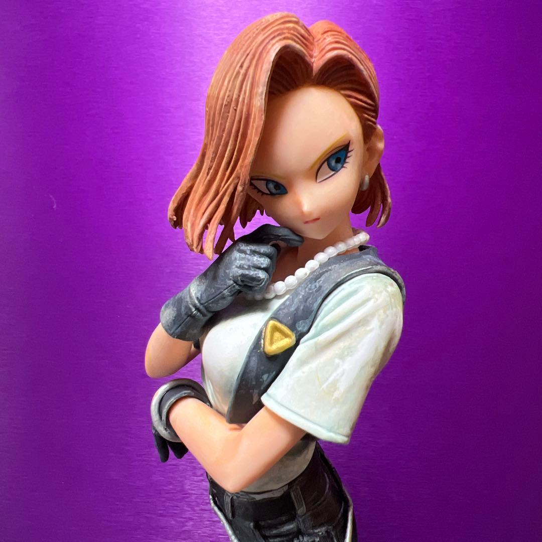 13. ドラゴンボール　18号 リペイント　フィギュア　鳥山明