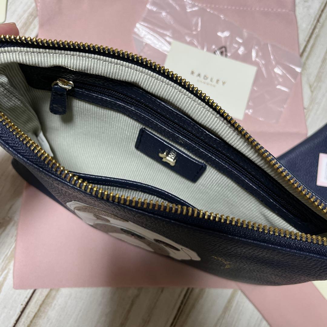 ラドリーロンドン　ブルドッグ　ジップトップポーチ　ケース