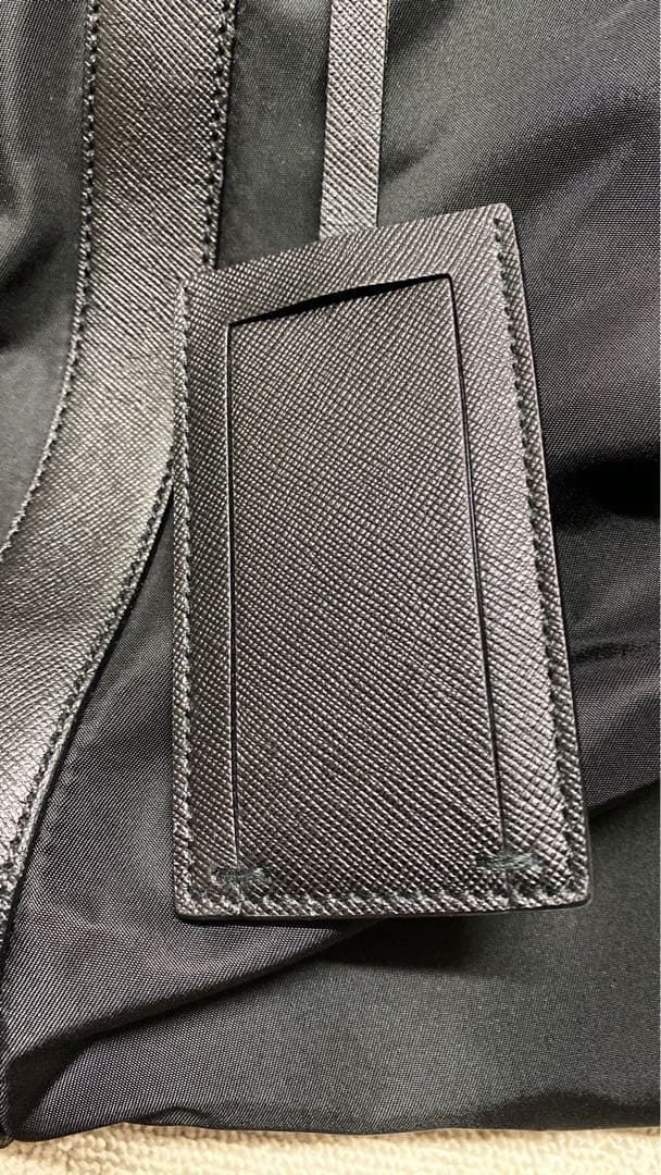 超美品★PRADA 2way ボストンバック　サフィアーノレザー　ナイロン　黒