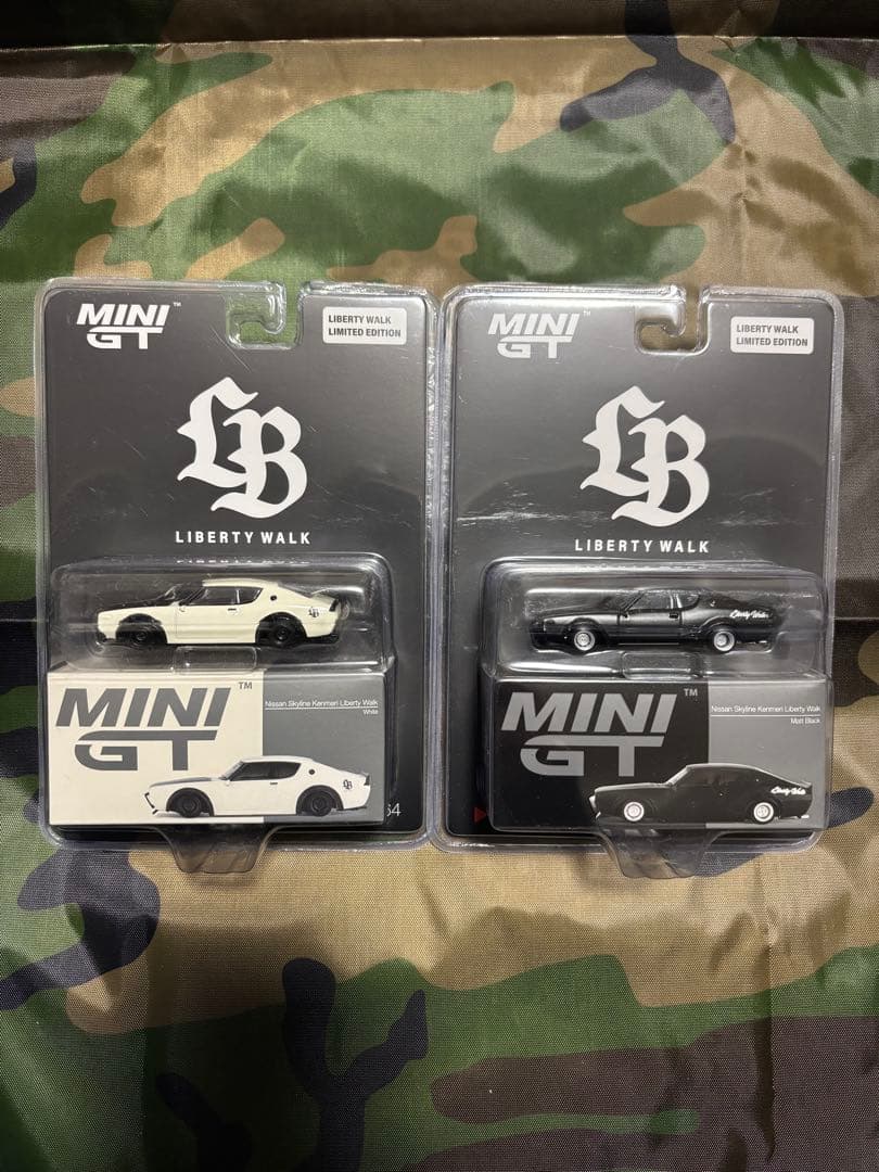 MiNiGT リバティーウォーク　日産スカイライン　ケンメリ　2台セット